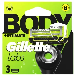 Gillette Labs Body en Intimate scheermesjes 3-pack