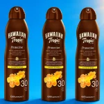 3x Hawaiian Tropic Dry Oil Spray SPF30 177ml - Glow & Bescherming
