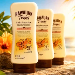 3x Hawaiian Tropic Satin Protection SPF50 180ml