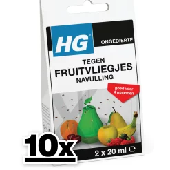 10x HG Fruitvliegjesval Navulling