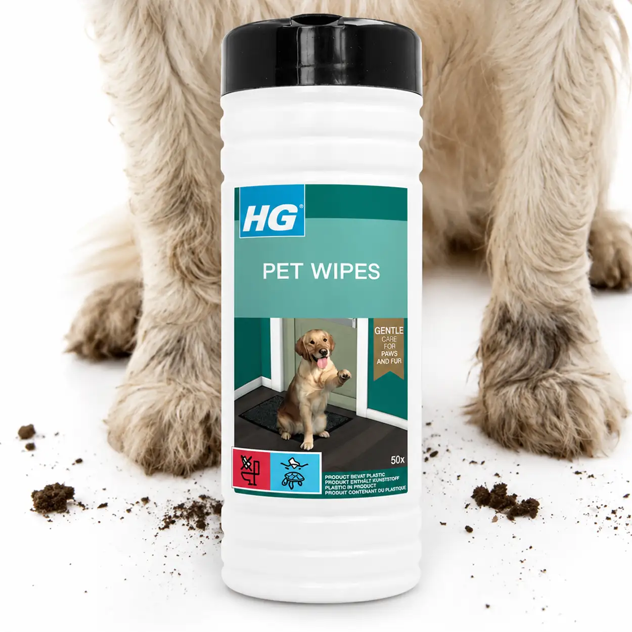 HG Pet Wipes 50 Stuks - Doekjes Voor Huisdieren 3 HG Pet Wipes