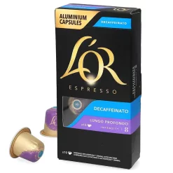 L'Or Lungo Profondo Cafeïnevrij 10 Nespresso Cups