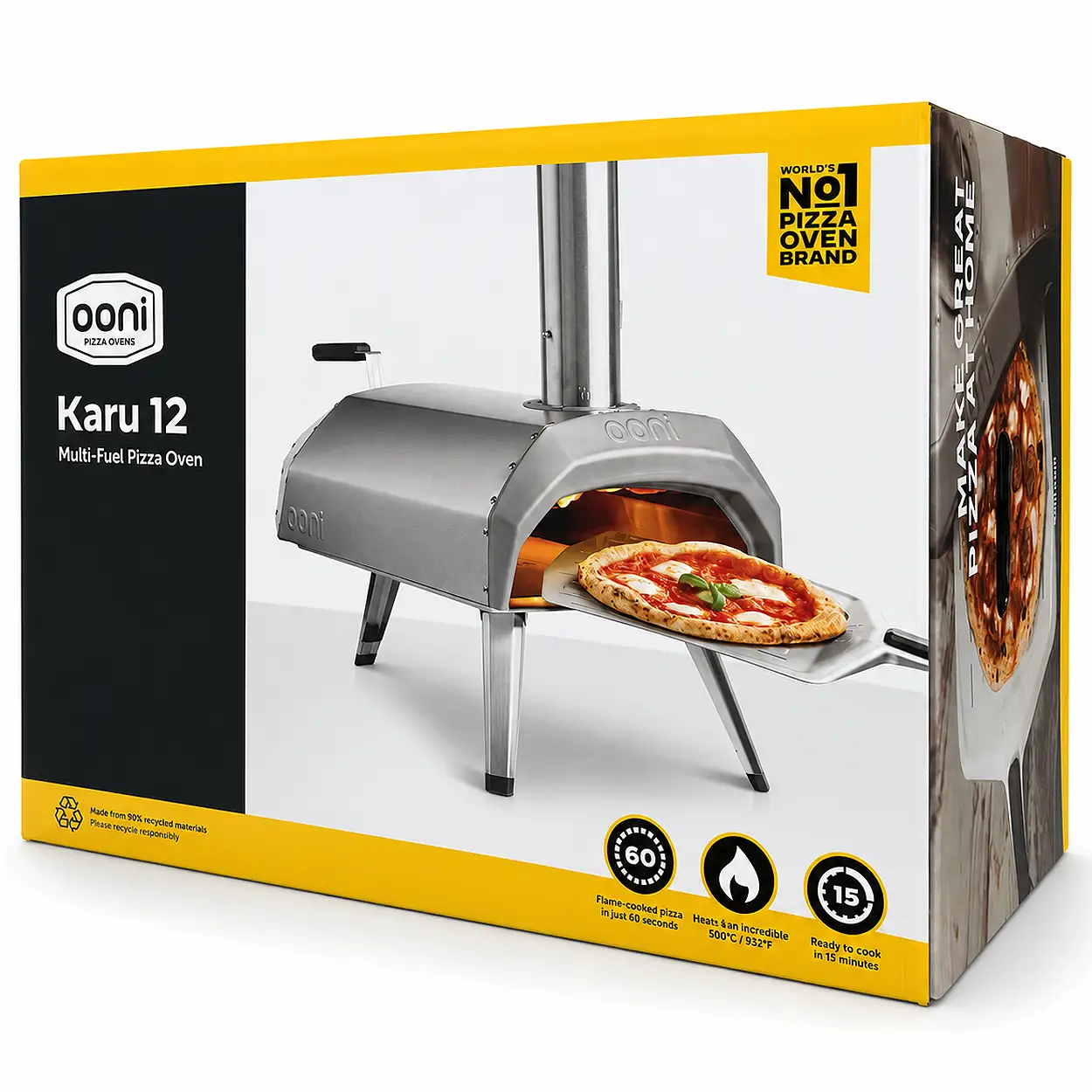 Ooni Karu 12 Pizzaoven 500°C 3 Ooni Karu 12 Pizzaoven Hout & Houtskool | 500°C