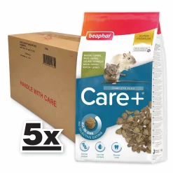 5x Beaphar Care Muis en Gerbil Voer 500gram - Complete Voeding voor Actieve Gerbils en Muizen