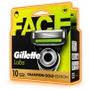 Gillette Labs Face Gold Scheermesjes 10-pack - Ultiem Glad Scheren