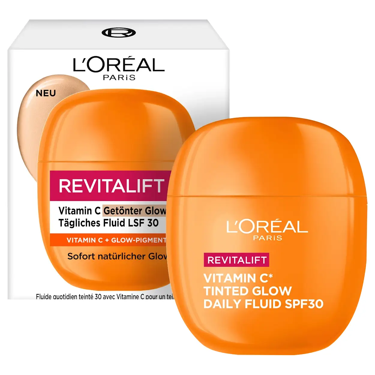 L'Oréal Paris Revitalift Vitamine C Getinte Dagcrème SPF30 2 L'Oréal Paris Revitalift Vitamine C Getinte Dagcrème SPF30