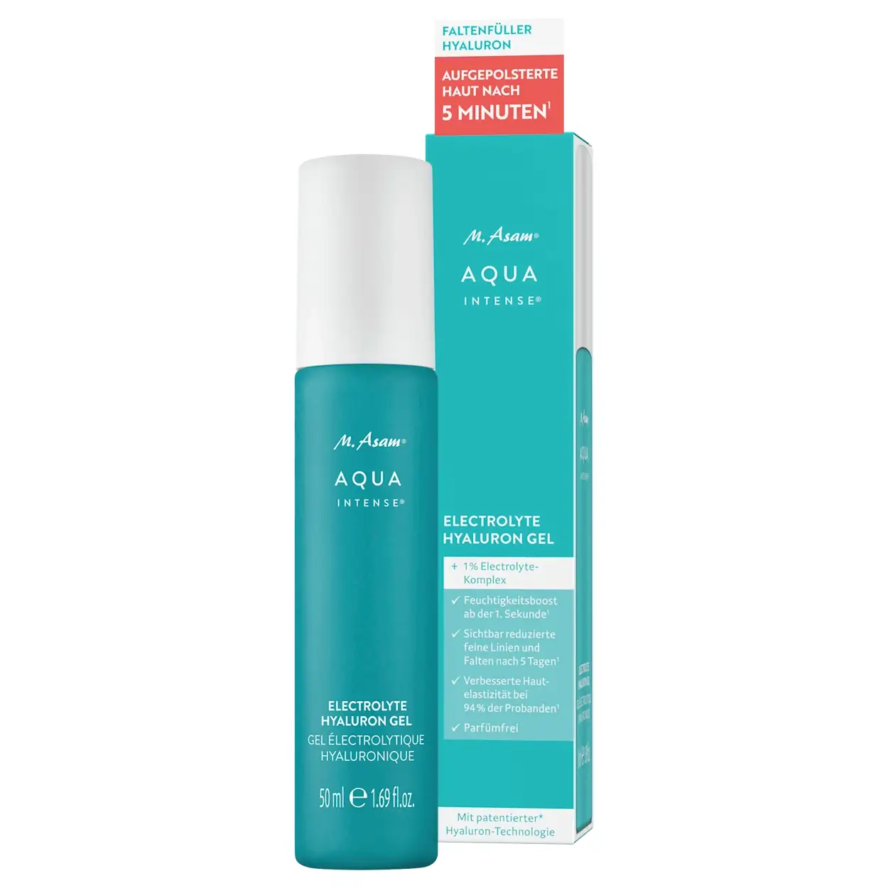 M.Asam Aqua Intense Electrolyte Hyaluron Gel 50ml - Intensieve Hydratatie voor een Stralende Huid 2 M.Asam Aqua Intense Electrolyte Hyaluron Gel 50ml - Intensieve Hydratatie voor een Stralende Huid