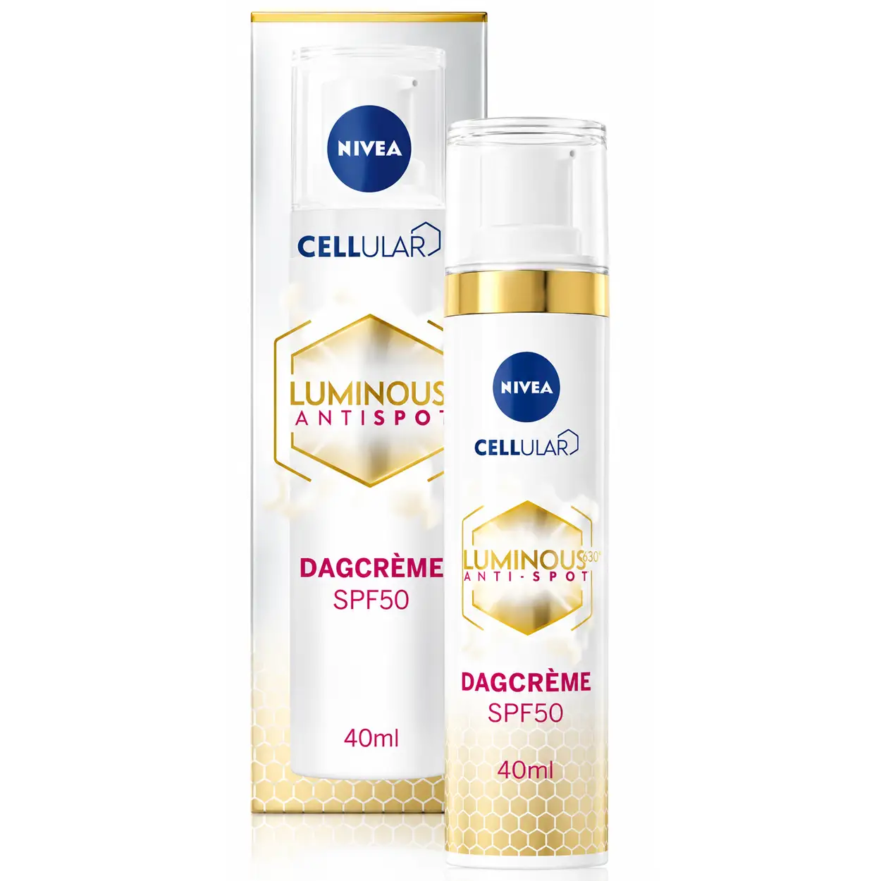 NIVEA Cellular Luminous Anti-Pigment Dagcrème SPF50 40ml 2 NIVEA Cellular Luminous Anti-Pigment Dagcrème SPF50 40ml