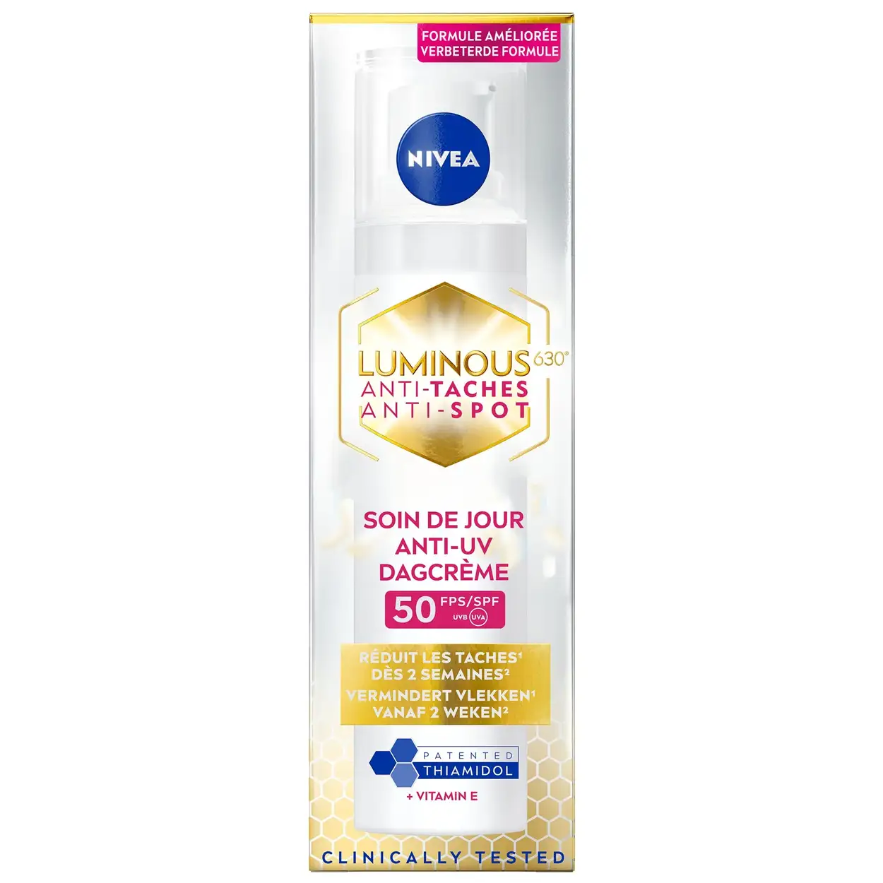 NIVEA Cellular Luminous Anti-Pigment Dagcrème SPF50 40ml 6 NIVEA Cellular Luminous Anti-Pigment Dagcrème SPF50 40ml