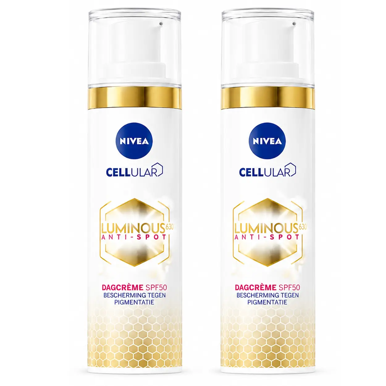 2x NIVEA Cellular Luminous Anti-Pigment Dagcrème SPF50 40ml 3 2x NIVEA Cellular Luminous Anti-Pigment Dagcrème SPF50 40ml