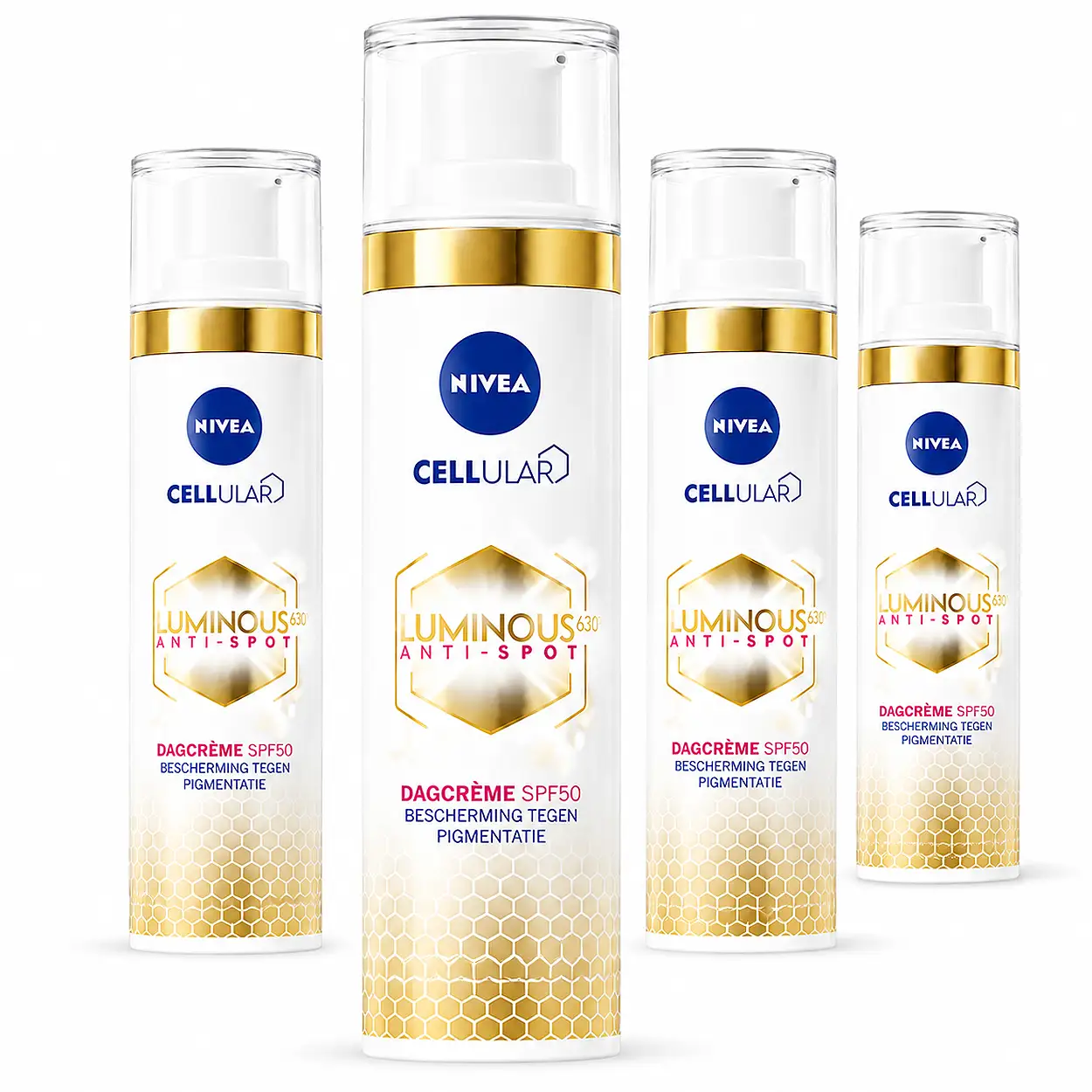 4x NIVEA Cellular Luminous Anti-Pigment Dagcrème SPF50 40ml 3 4x NIVEA Cellular Luminous Anti-Pigment Dagcrème SPF50 40ml