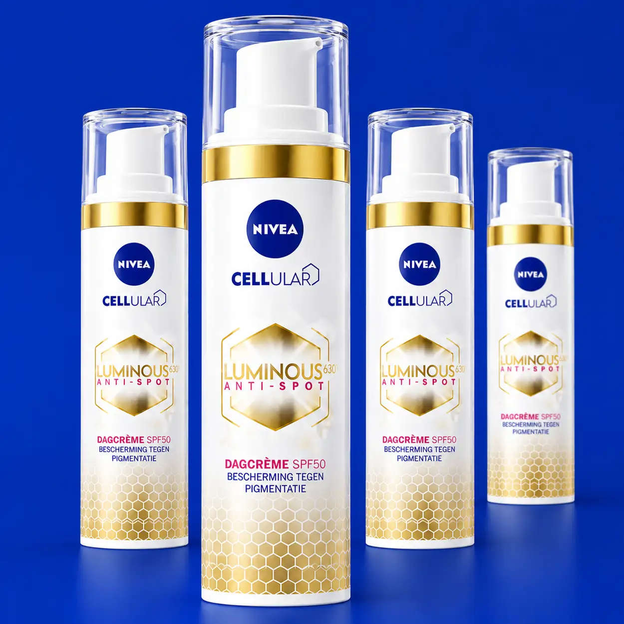 4x NIVEA Cellular Luminous Anti-Pigment Dagcrème SPF50 40ml 3 4x NIVEA Cellular Luminous Anti-Pigment Dagcrème SPF50 40ml