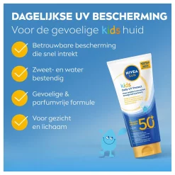 NIVEA Sun Kids Daily UV Protect SPF50 100ml 8 NIVEA Sun Kids Daily UV Protect SPF50 100ml