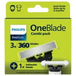 Philips OneBlade Combipack: 3x360 + 1x Skin Protect-mesje