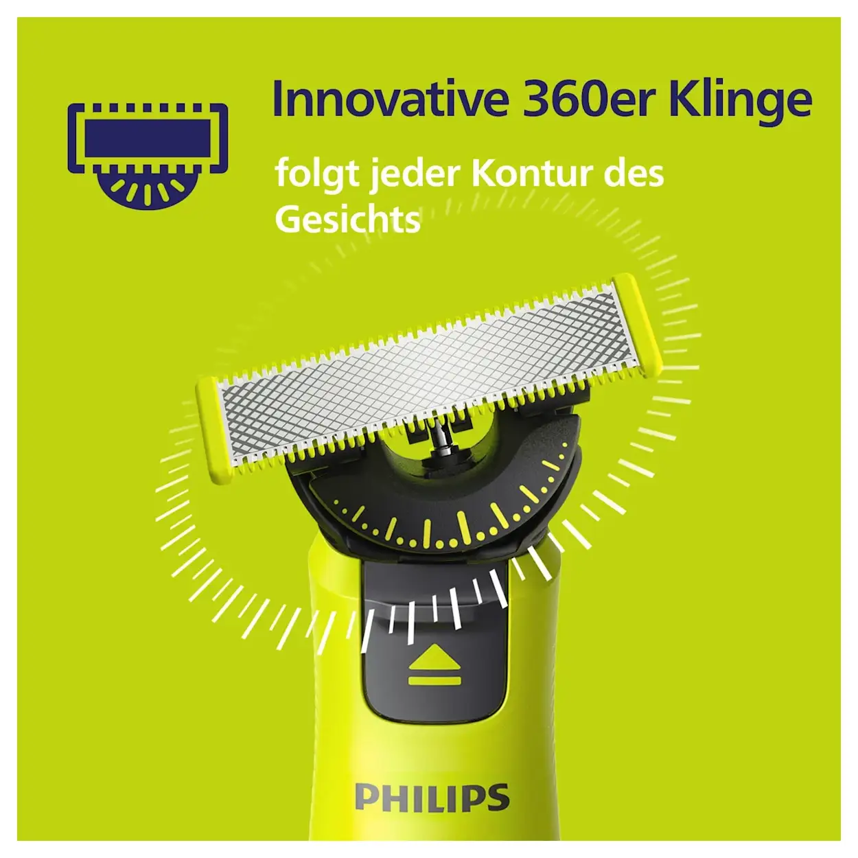 Philips OneBlade Combipack: 3x360 + 1x Skin Protect-mesje 4 Philips OneBlade Combipack: 3x360 + 1x Skin Protect-mesje
