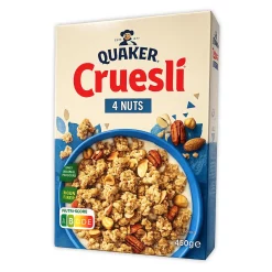 Quaker Cruesli 4 NUTS 450g