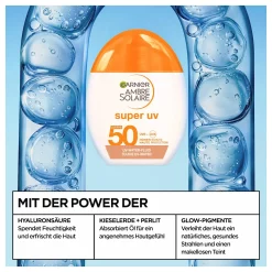 Garnier Ambre Solaire Getinte UV Zonnebrandcrème SPF50 40ml 12 Garnier Ambre Solaire