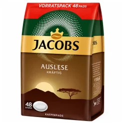 Jacobs Auslese Kräftig Koffiepads 48 Stuks
