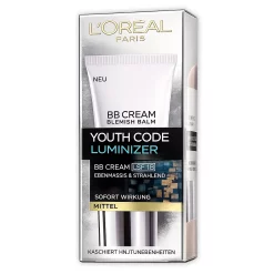 L'Oréal Paris Youth Code Luminizer BB Cream SPF15 Medium 50ml