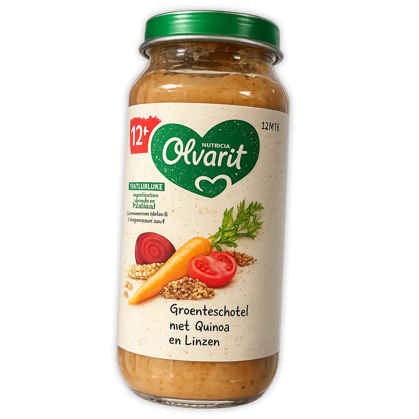 Olvarit Groenteschotel met Quinoa en Linzen 250g 3 Olvarit Groenteschotel met Quinoa en Linzen 250g