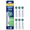 Oral-B Cross Action Pro Opzetborstels Wit 6-pack