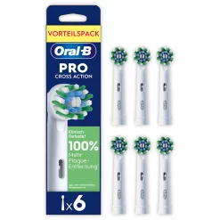 Oral-B Cross Action Pro Opzetborstels Wit 6-pack
