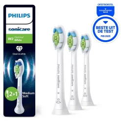 Philips Sonicare Optimal White Set van 2+1 opzetborstels