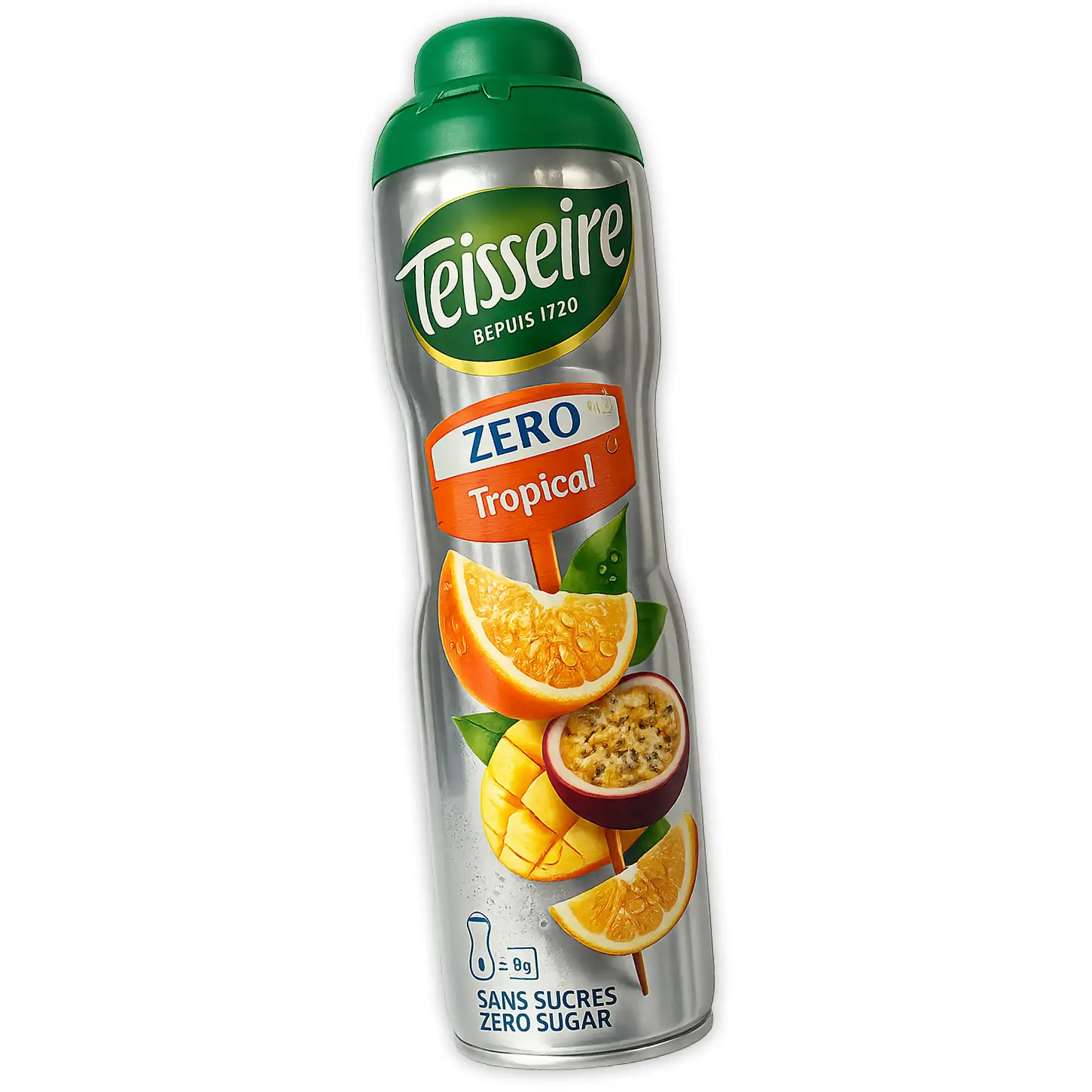 Teisseire Zero Tropical Siroop 600ml 3 Teisseire Zero Tropical Siroop 600ml