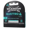 Wilkinson Quattro Titanium Sensitive Scheermesjes 4-Pack