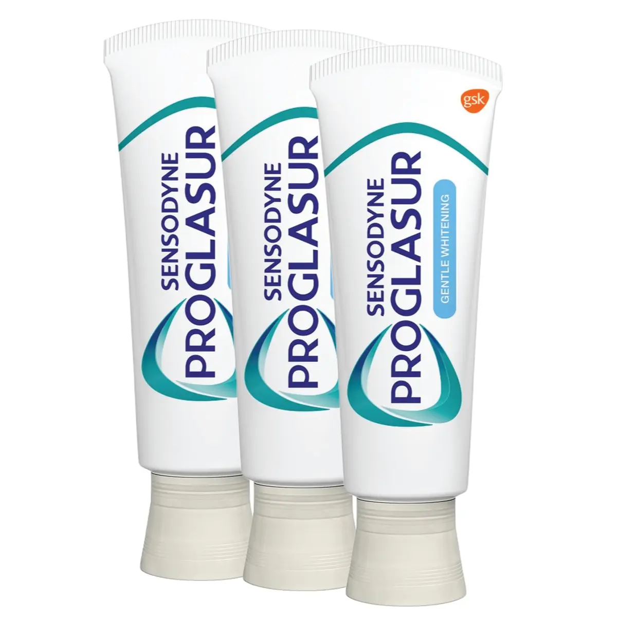 3x Sensodyne Proglasur Gentle Whitening Dagelijkse Tandpasta 75ml 3 3x Sensodyne Proglasur Gentle Whitening