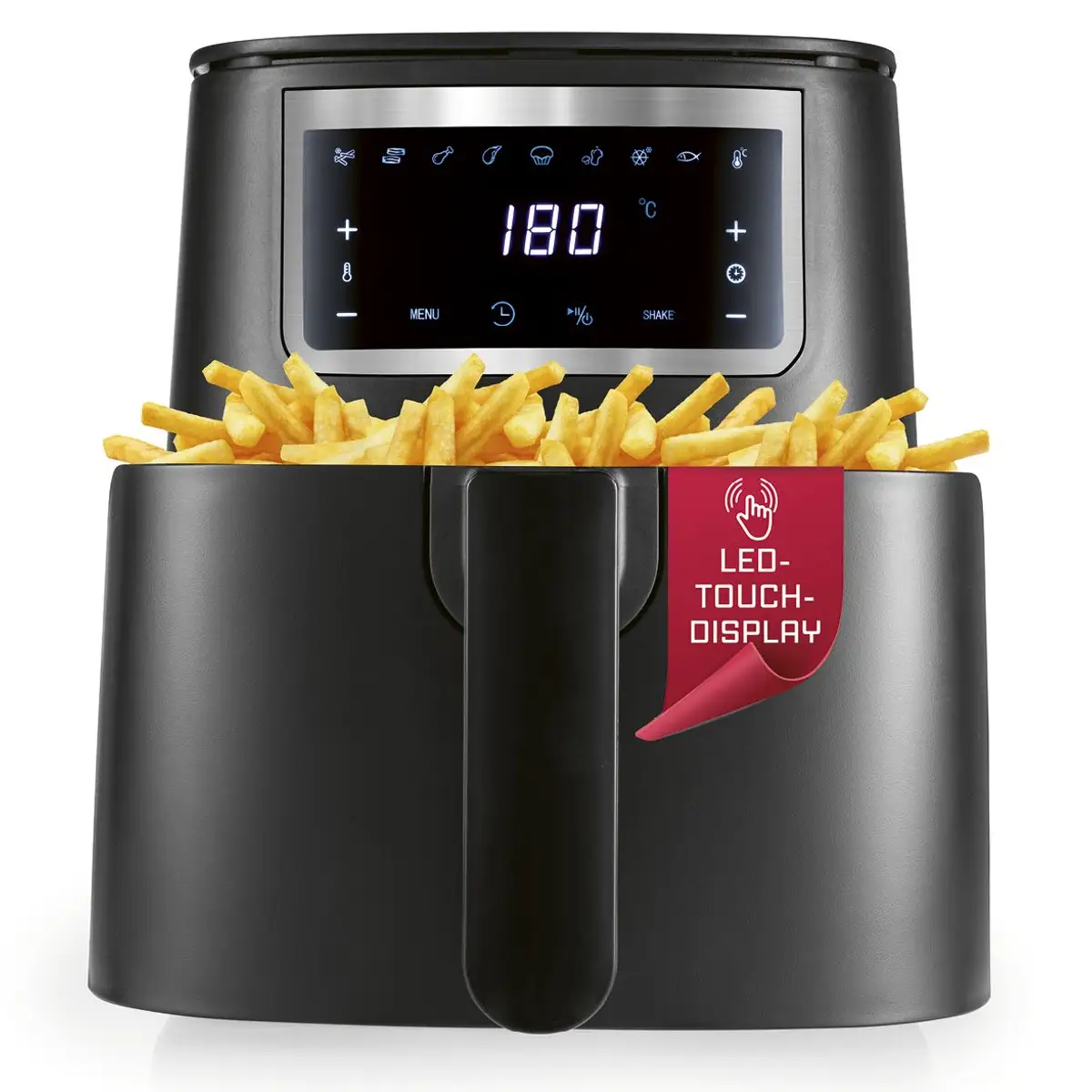 GOURMETmaxx Airfryer 4L | Touchscreen & 9 Functies 2 GOURMETmaxx Airfryer 4L | Touchscreen & 9 Functies
