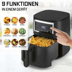 GOURMETmaxx Airfryer 4L | Touchscreen & 9 Functies 11