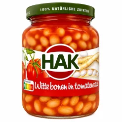 HAK Witte Bonen in Tomatensaus 360g