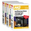 3x HG Koffiemachine Reinigingstabletten 10 stuks