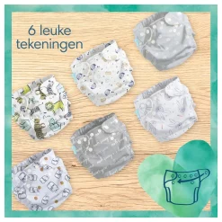 Pampers Harmonie Hybrid Wasbare Luiers 3 Stuks Baby 16 Pampers Harmonie Hybrid Wasbare Luiers