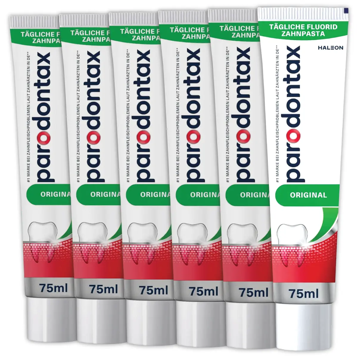 6x Parodontax Original Tandpasta 75ml | Tegen Tandplak 3 6x Parodontax Original Tandpasta 75ml | Tegen Tandplak
