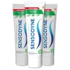 3x Sensodyne Sensitive Fluorid tandpasta - Beschermende laag - 75ml