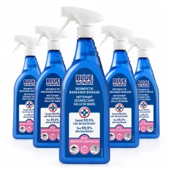 6x Blue Wonder Desinfectie Badkamer Reiniger Spray 750ml