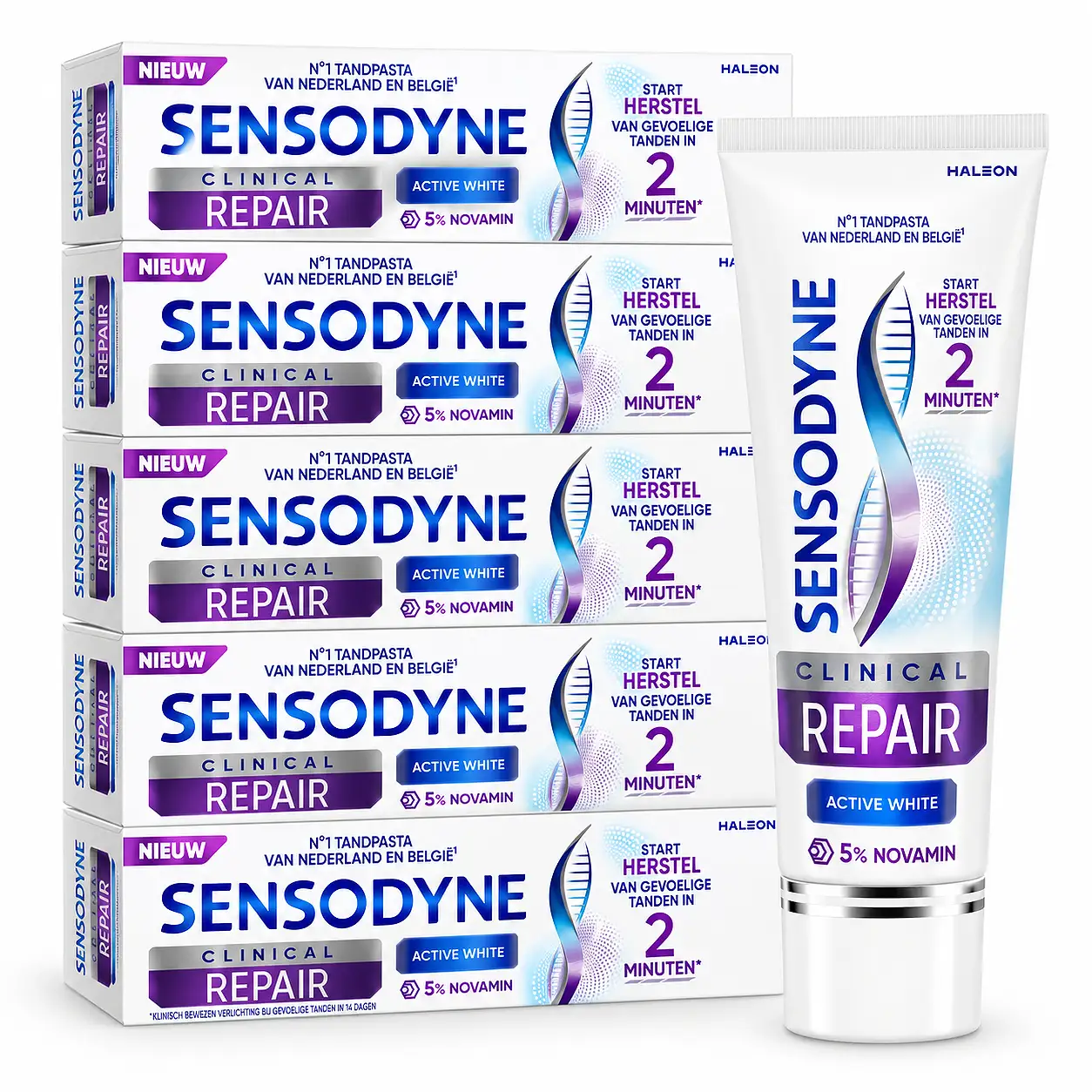6x Sensodyne Clinical Repair tandpasta voor Gevoelige Tanden 75ml 2 6x Sensodyne Clinical Repair tandpasta voor Gevoelige Tanden 75ml