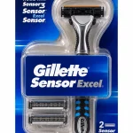 Gillette Sensor Excel Scheersysteem Houder met 3 Mesjes
