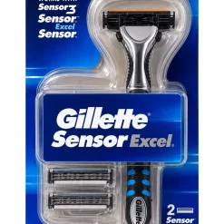 Gillette Sensor Excel Scheersysteem Houder met 3 Mesjes
