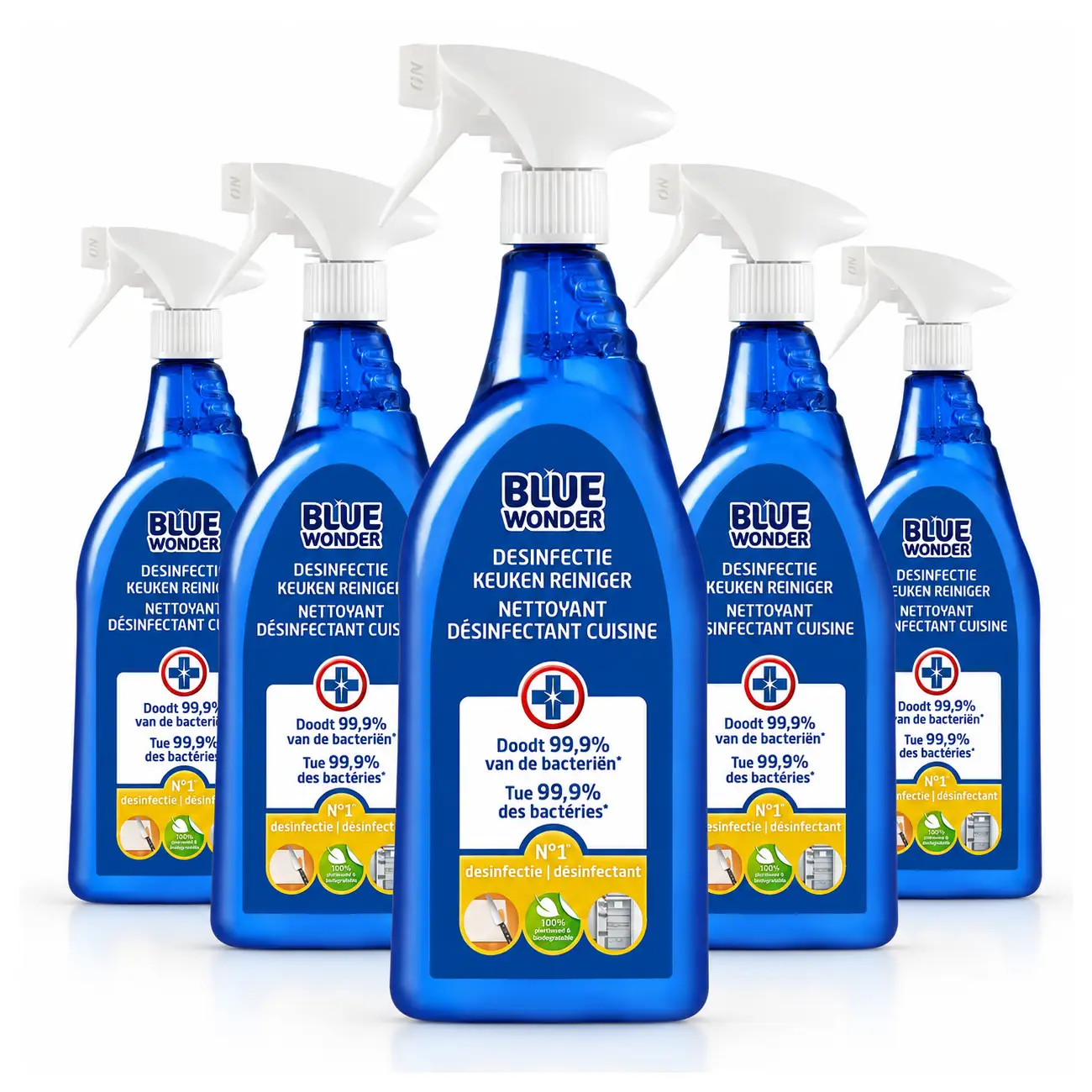 6x Blue Wonder Desinfectie Keuken Reiniger Spray 750ml 2 6x Blue Wonder Desinfectie Keuken Reiniger Spray 750ml