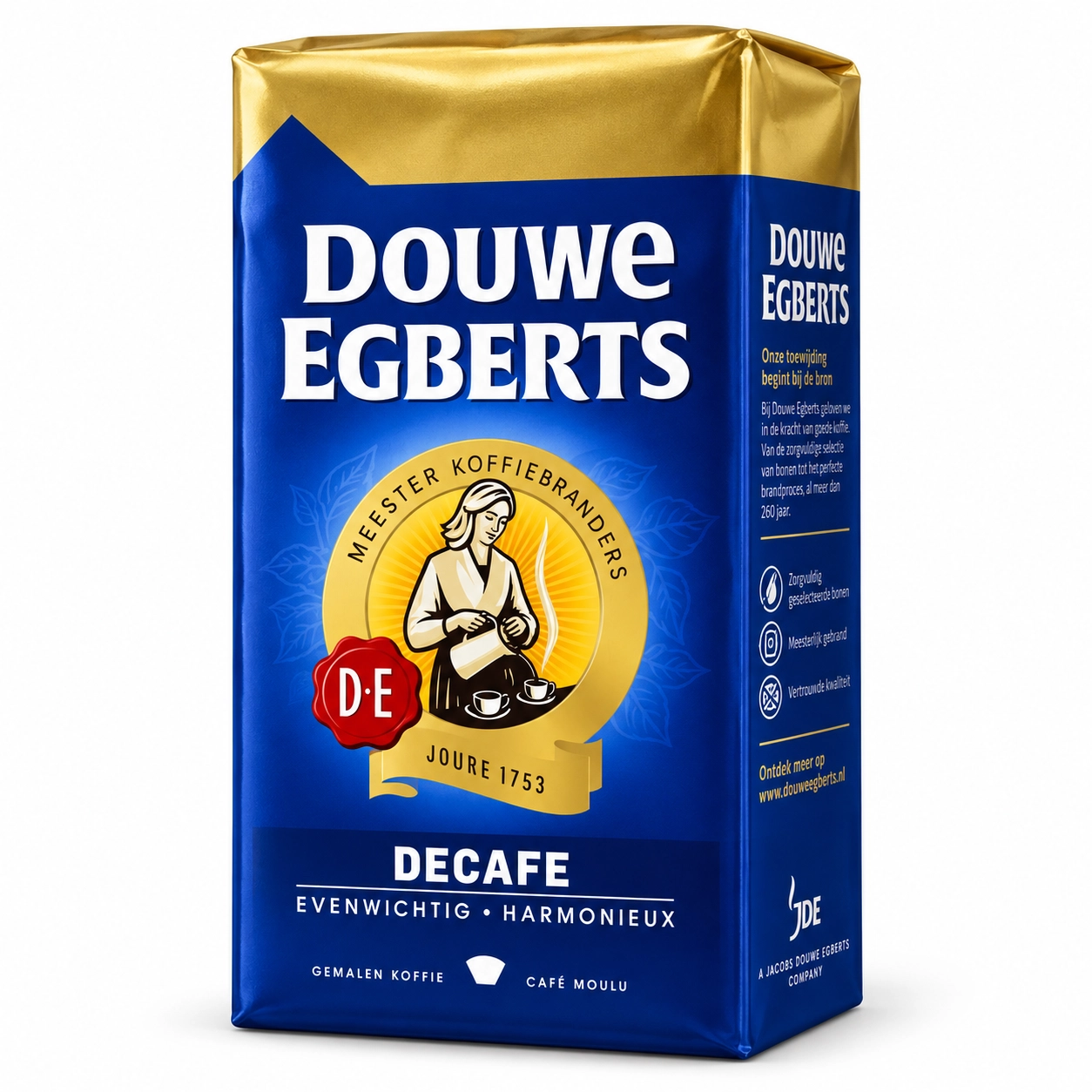 Douwe Egberts Decafé Gemalen Koffie 500g 3 Douwe Egberts Decafé Snelfiltermaling 500g