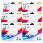 Energetic LED Kogellamp – B22 – 5,9W – 470 Lumen – 2700K Warm Wit 6x