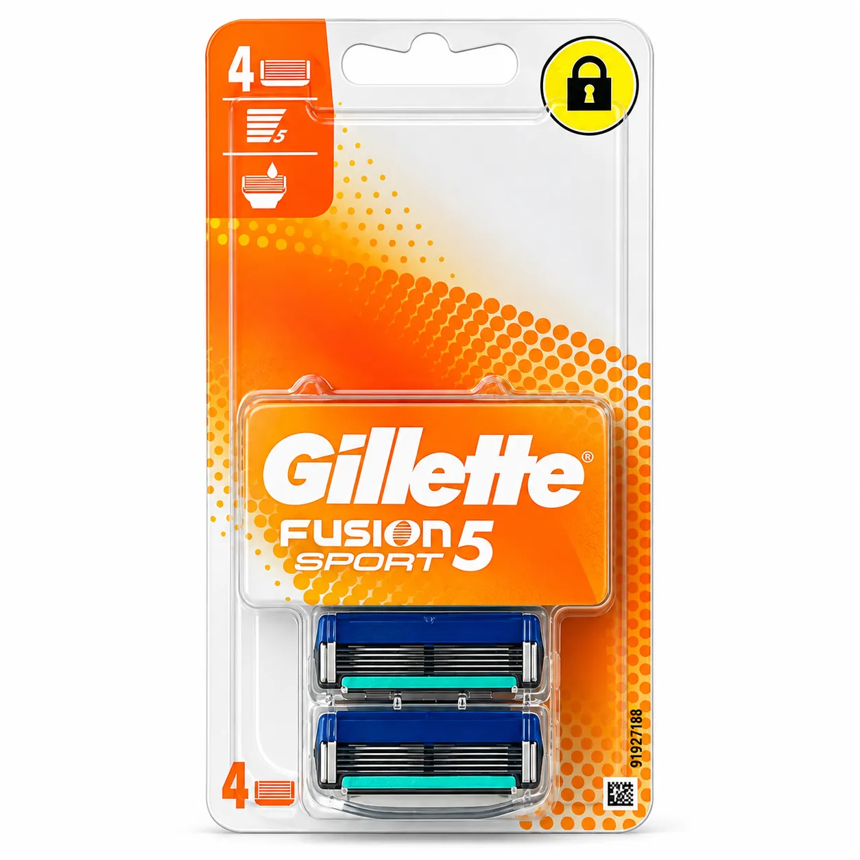Gillette Fusion5 Sport Scheermesjes – 4 Stuks 2 Gillette Fusion5 Sport Scheermesjes – 4 Stuks