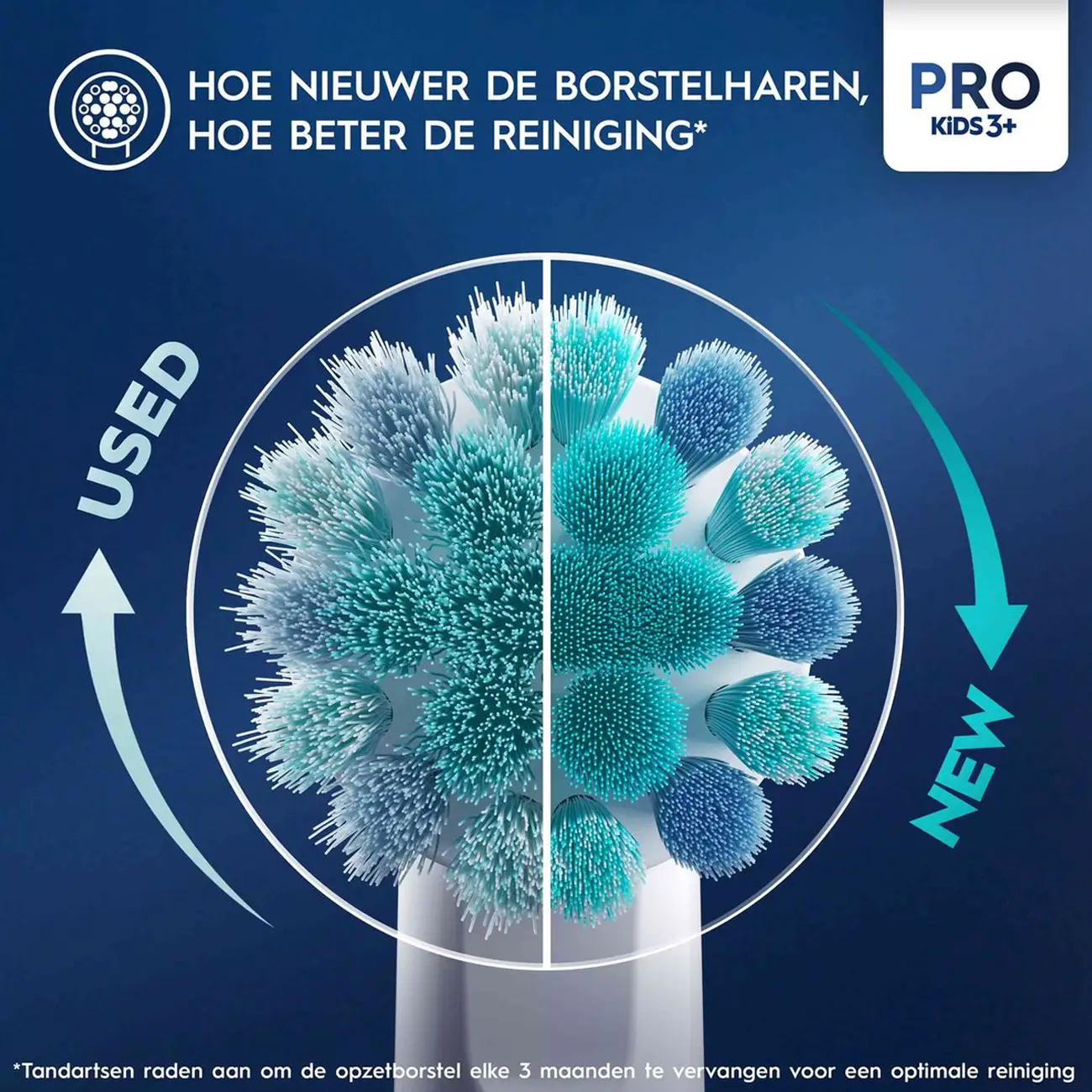 Oral-B Vitality Pro Kids Frozen Elektrische Tandenborstel 3+ 6 Oral-B Vitality Pro Kids Frozen Elektrische Tandenborstel 3+