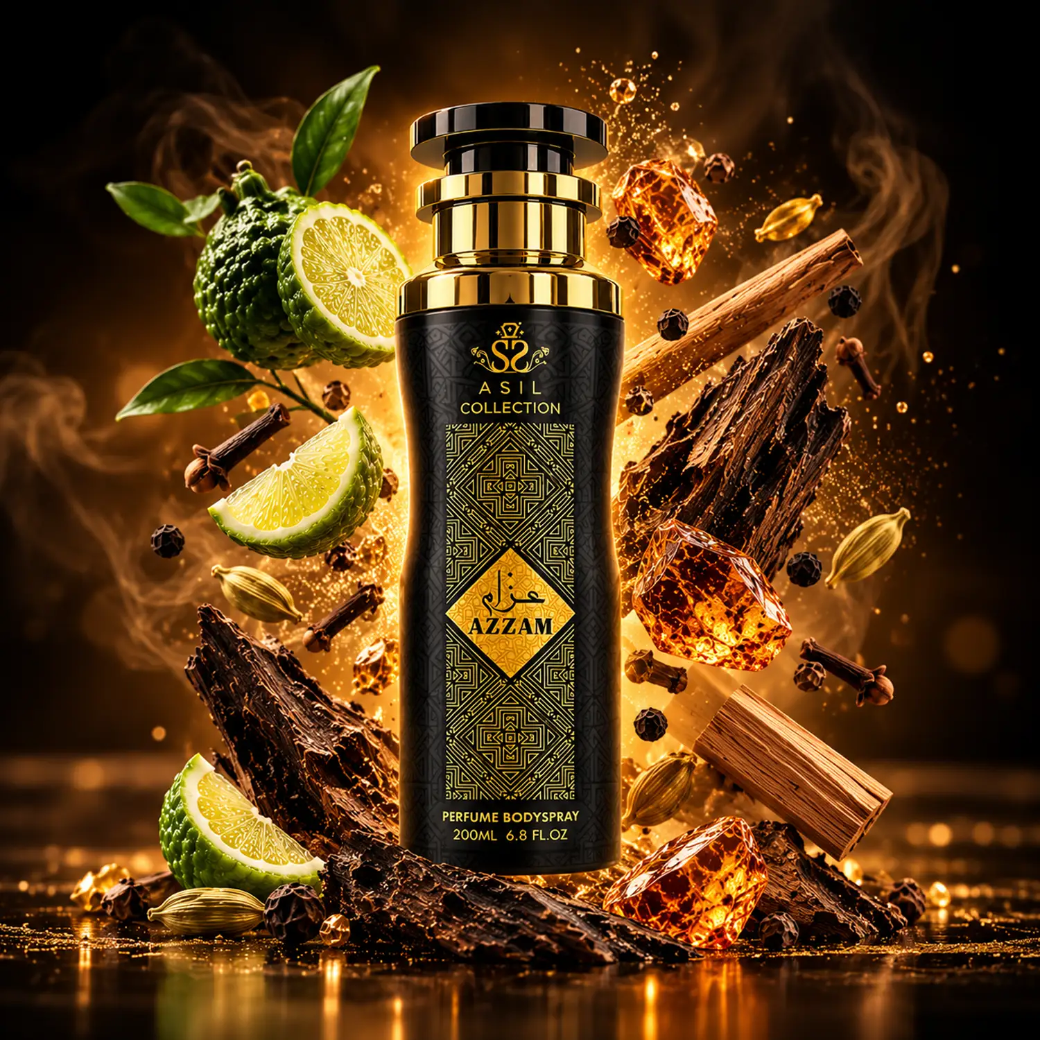 Asil Collection Azzam Perfume Bodyspray – 300 ml 4 Asil Collection Azzam Perfume Bodyspray – 300 ml - Afbeelding 2
