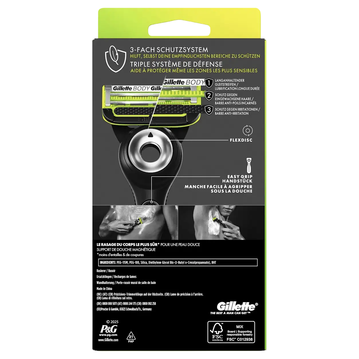 GilletteLabs Body Intimate Scheermes met 3 Mesjes 5 GilletteLabs Body Intimate Scheermes met 3 Mesjes