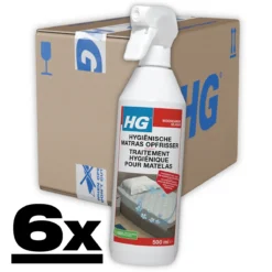 6x HG Matrasopfrisser 500ml Fris, Hygiënisch & Effectief