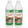 2x HG Terrastegelreiniger 1 Liter Herstelt en reinigt als nieuw